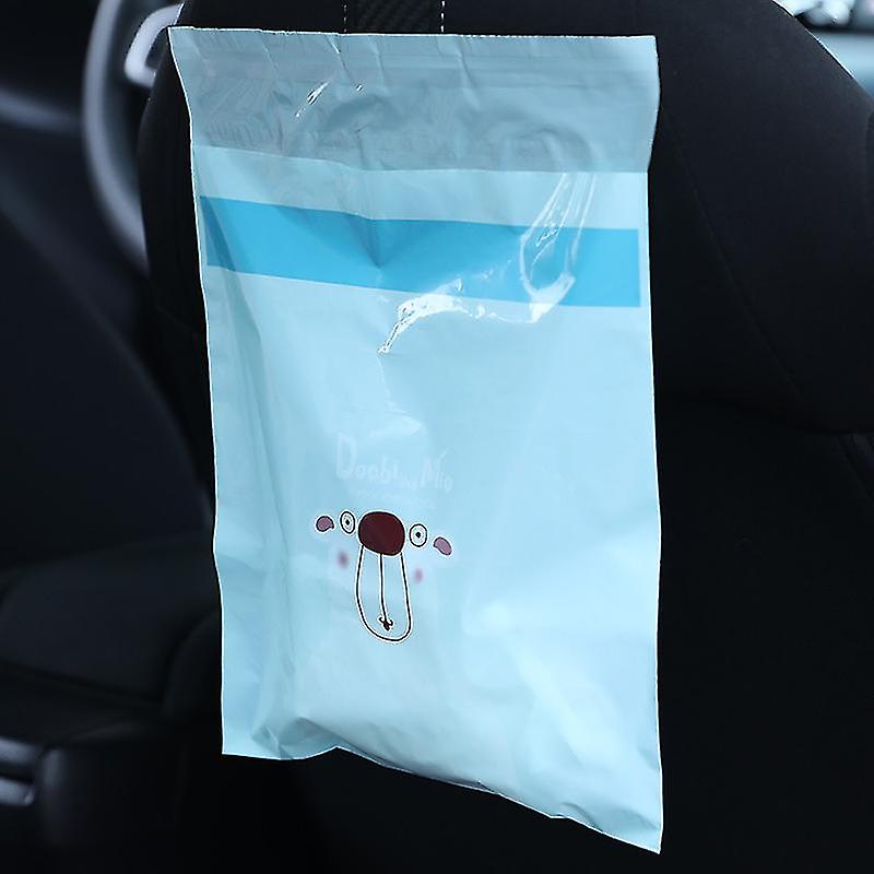 60pcs Disposable Car Trash Bags,leak-proof And Convenient Vomit Bags,portable Trash Bag For Car Durable Adhesive