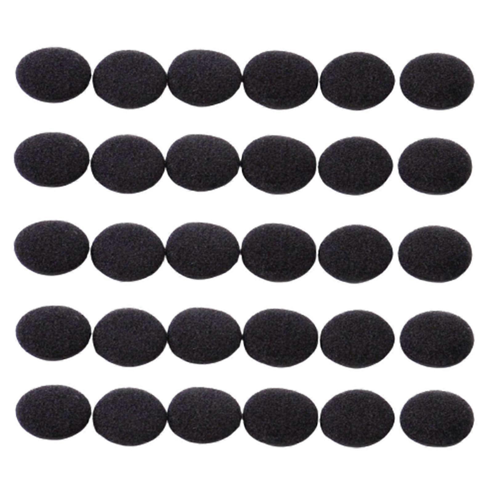 30pcs Earphone Pads Cushion Anti-slip Flexible Sponge Soft Durable Earpad For Headphone_dayuan
