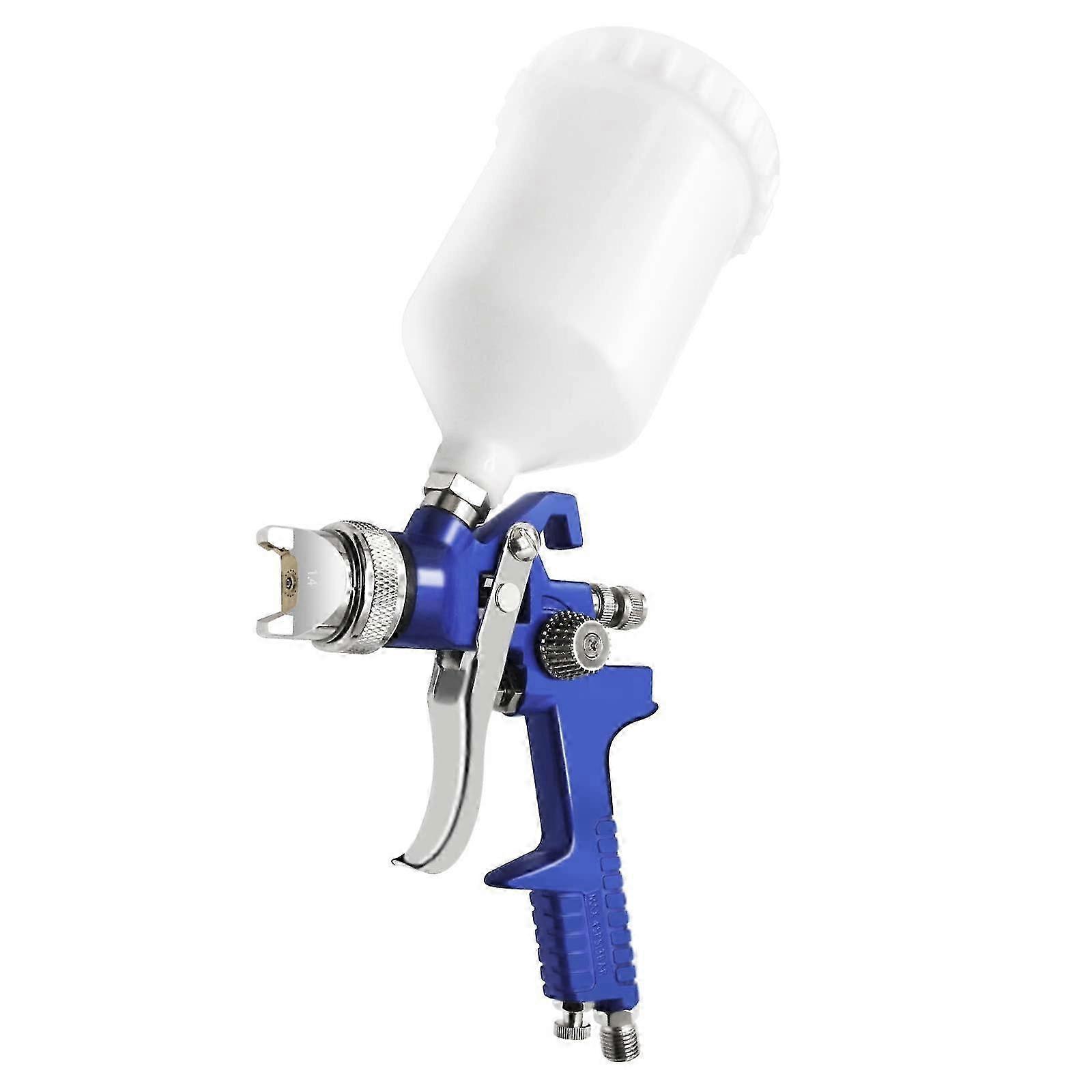 HVLP Spray Gun Gravity Feed, 600CC Capacity, with 1.4mm Nozzle for Automotive Painting
