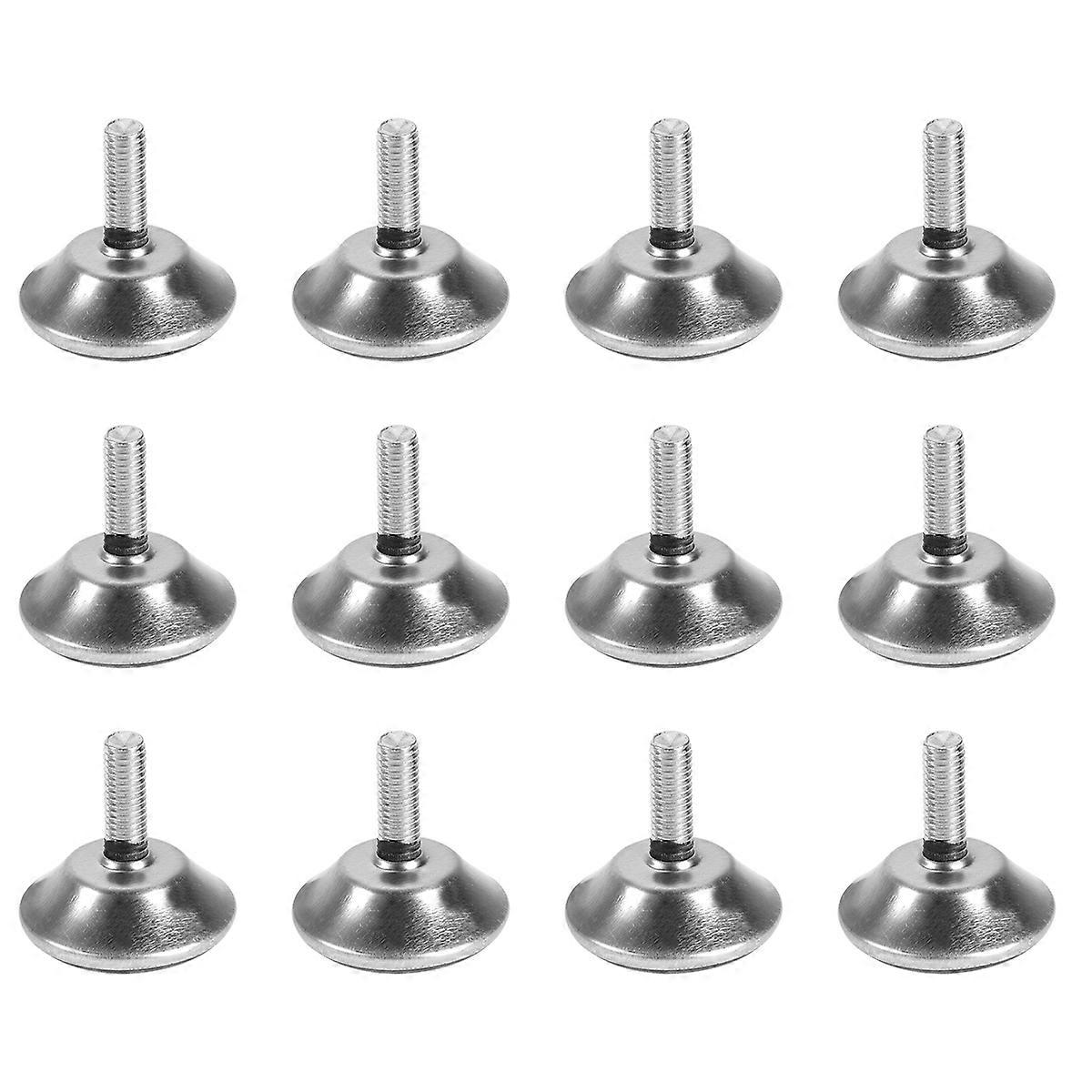 Adjustable Foot Cup Leveling Feet for Furniture – 20pcs Black Base Slide Pads for Tables, Chairs, Sofas – Easy Install for Home & Office Use