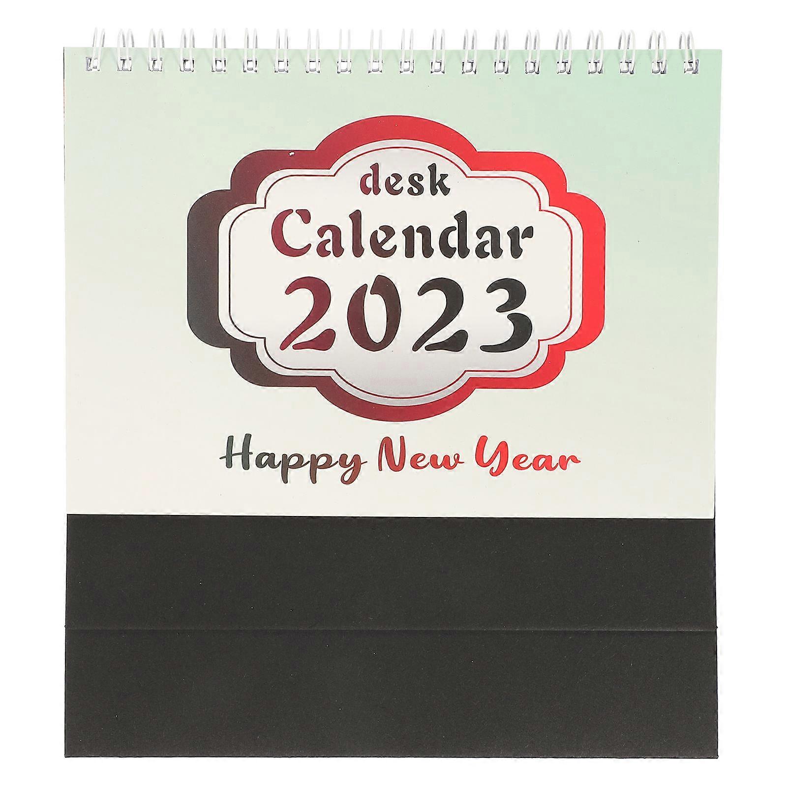 Household Desk Calendar Table Calendar Standing Design 17.7X15.8CM Mark Important Events 1Pack