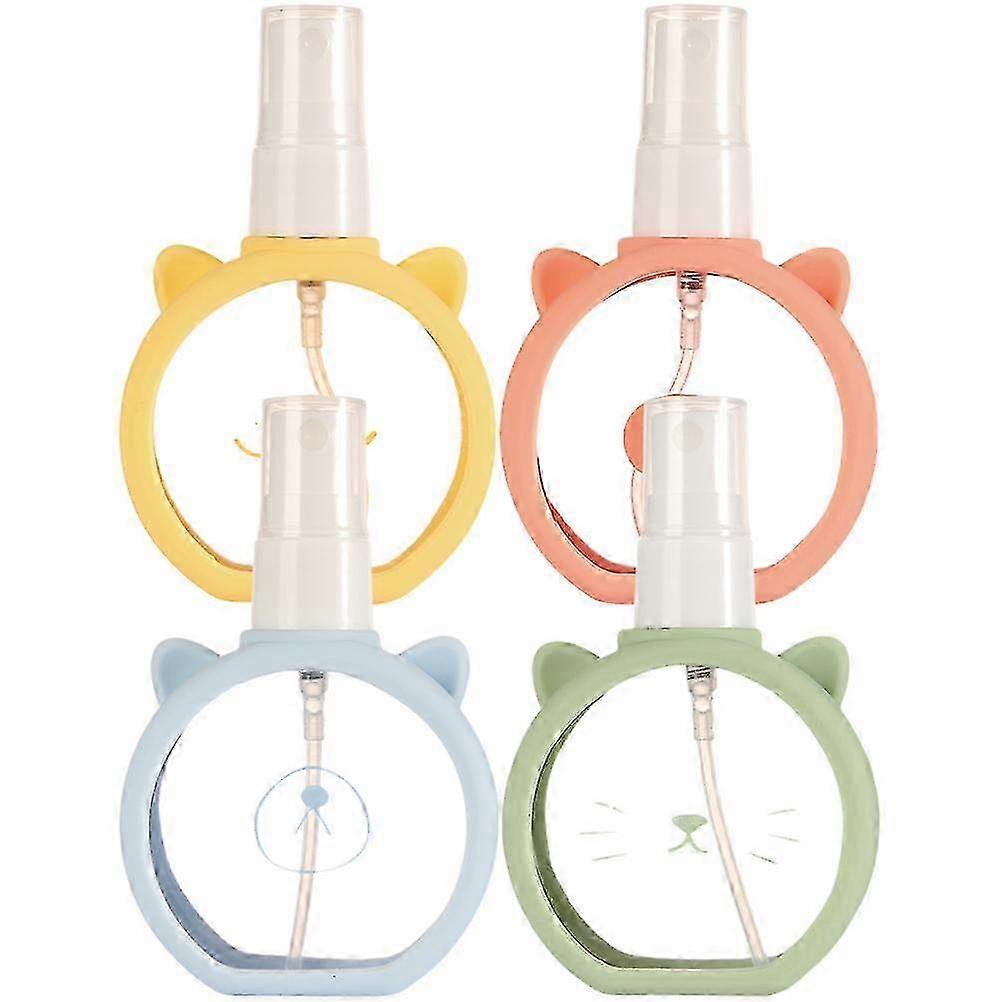 4pcs Plastic Travel Spray Bottles Empty Atomizers for Travel Use
