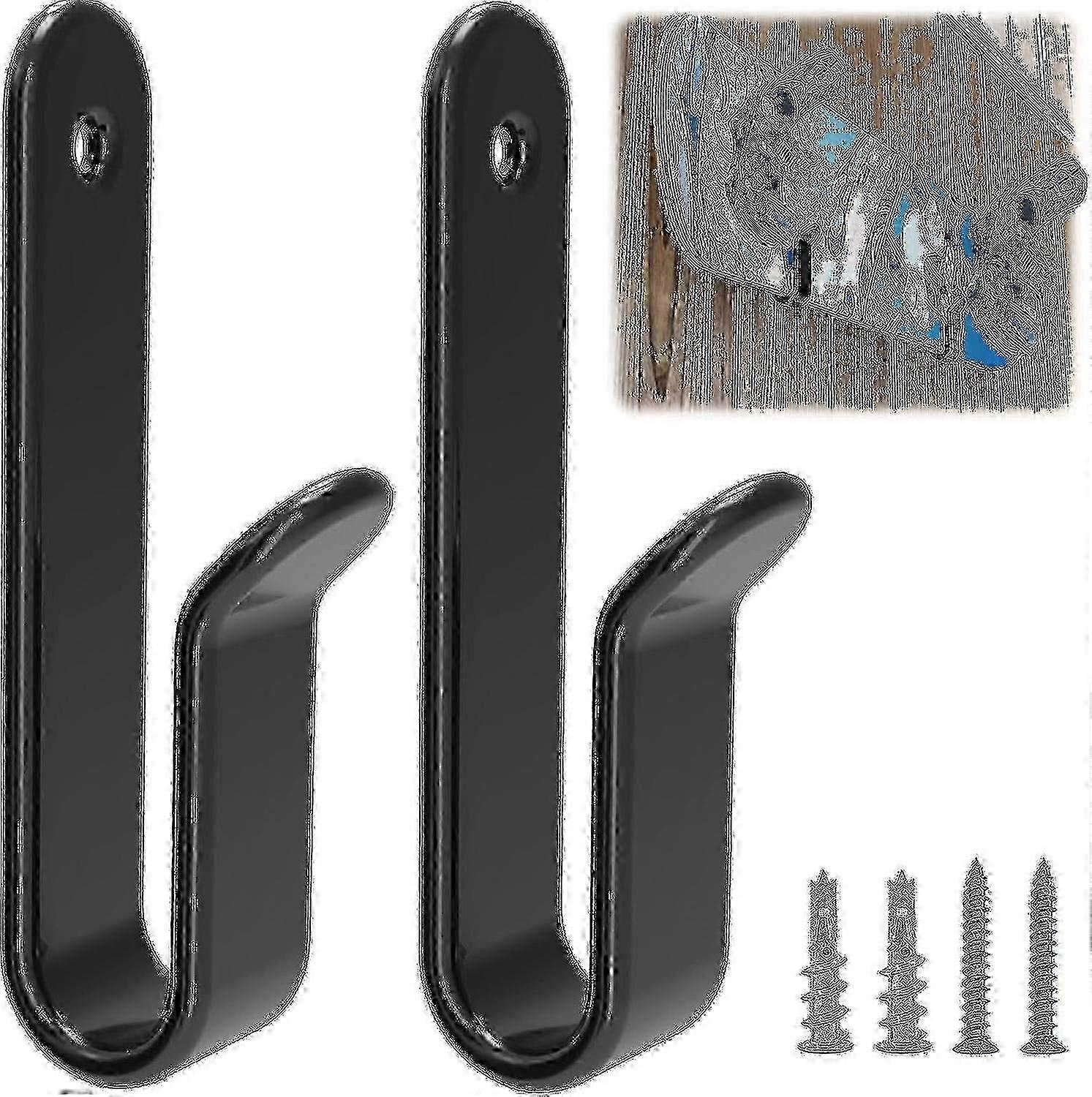 2pcs Horizontal Snowboard Wall Mount Clips for Snowboard and Skateboard Display Rack 10*2cm