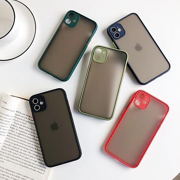 Iphone Frame Matte Hard Pc Contrast Color Case