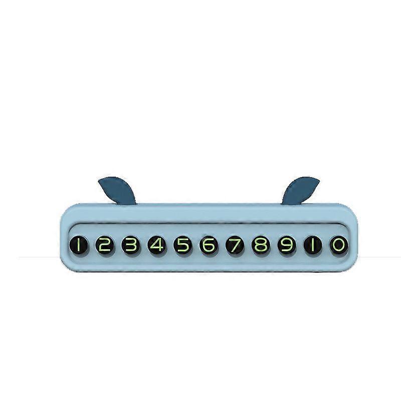 New temporary parking license plate bracket, self-service digital sticker, car moving and phone number plate, creative ornaments, car supplies