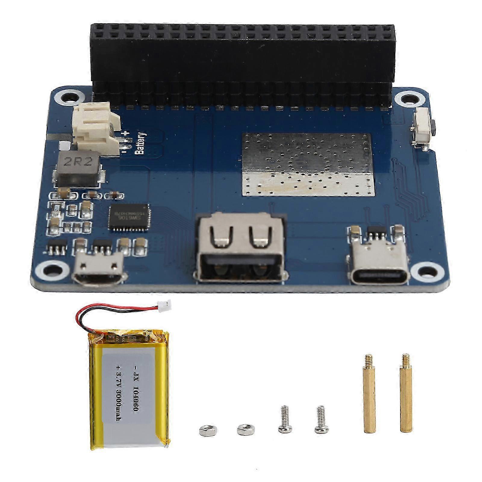 Lithium Battery Expansion Board with Embedded Protection Circuit for Compatible Raspberry Pi SW6106 5V Device