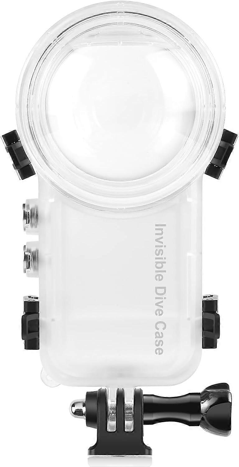 Invisible Housing for Insta360 X3, Protective Underwater Diving Housing Shell with Mounting Accessories for Insta360 X3 Action Camera, 50 m / 164 ft