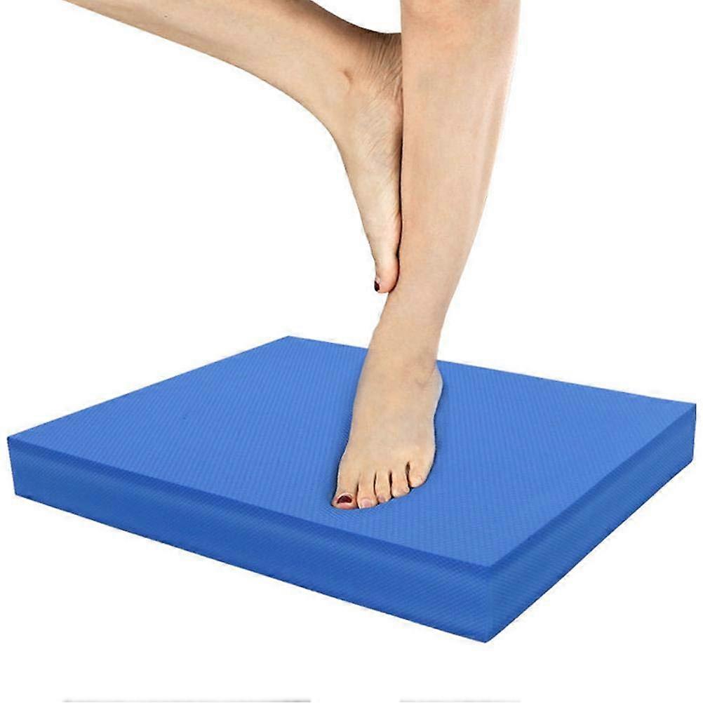 TPE Foam Balance Pad - Large Non-Slip Exercise Mat for Yoga, Knee and Ankle Stability Training, 40 x 35 x 5 cm