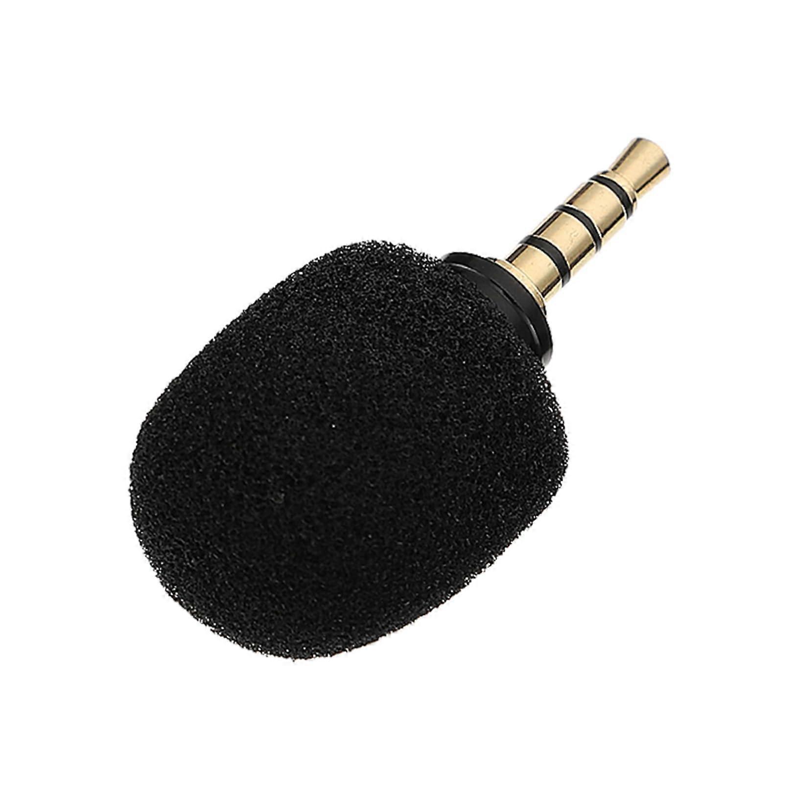Portable Microphone with Noise Cancellation Mini Condenser Microphone for Live and Phone Recordings Compatible with PC and Mobile Devices Plug Play