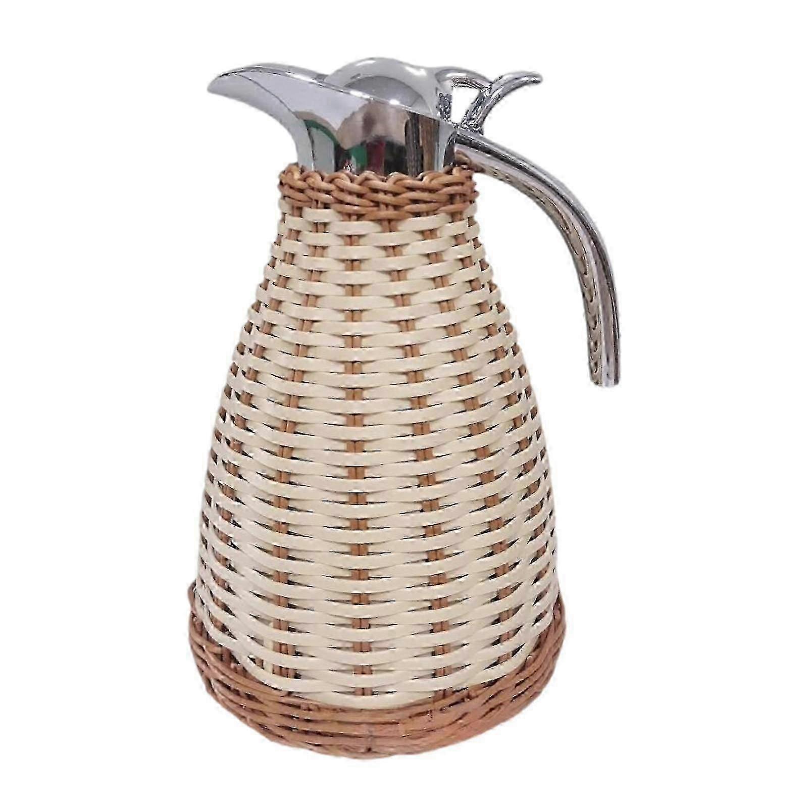 스테인레스 스틸 열 커피 물병 찻주전자 주전자 음료 용기 진공 절연 피처 뚜껑 물 음료 냉장고 피크닉