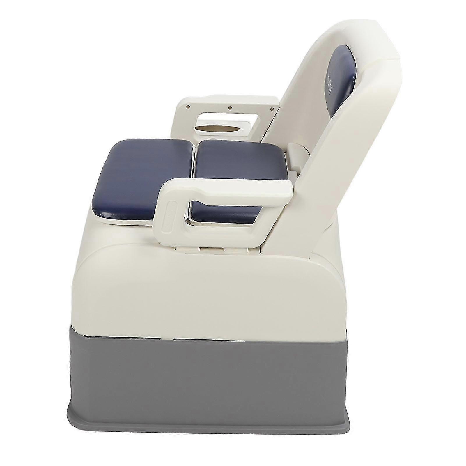 Bedside Commode For Toilet Soft Padded Removable Armrest High Load Capacity Odor Control Commode Chair With 2 Buckets