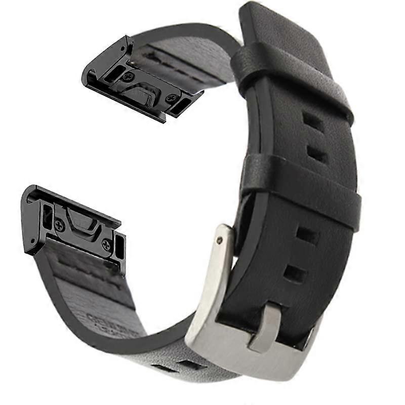 26 22 mm Leather Quick Release Watch Band for Garmin Fenix 7X 7 6 6X Pro 5 5X Plus 3 HR Watch Easyfit Strap C 22 mm