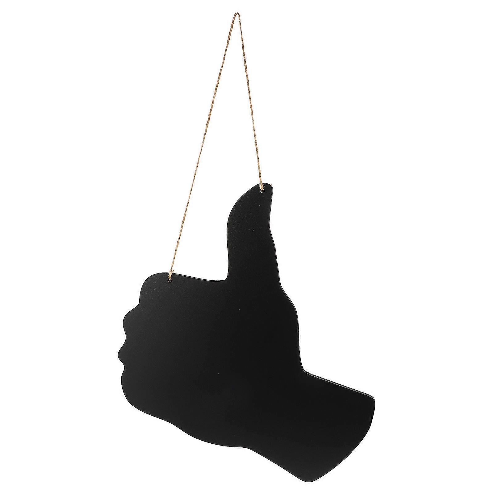 ロープで使用するためのクリエイティブな漫画の形をした黒板は、メッセージや通知に最適です 黒色