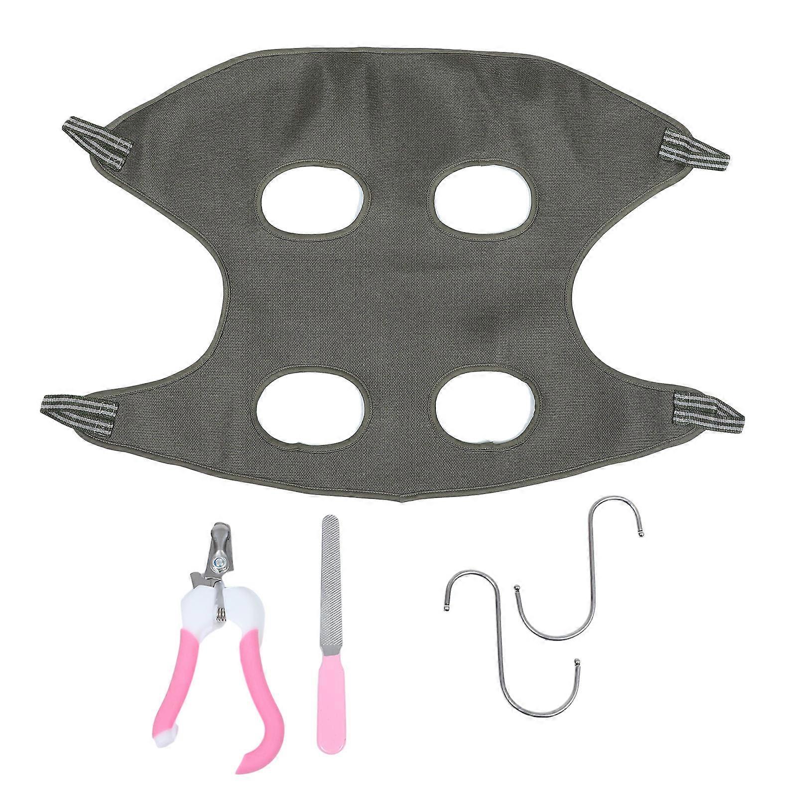 Pet Grooming Kit for Cats Nail Care Tool Kit Simple Design Synthetic Fiber 1Set