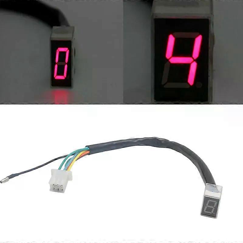 NEW Universal LED Digital Gear Motorcycle Display Shift Lever