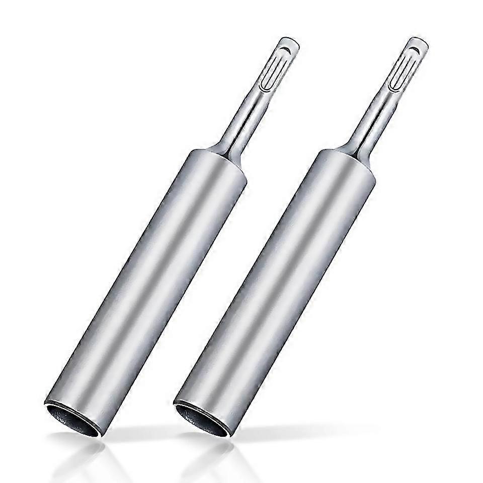 For 2pcs Ground Rod Bits Driver Compatible For 5/8in&3/4in Grounding Rod