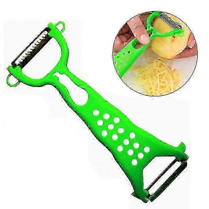 1pc Multi-function Vegetable Fruit Peeler Grater Hand Slicer Cutter Kitchen Tools Random Color