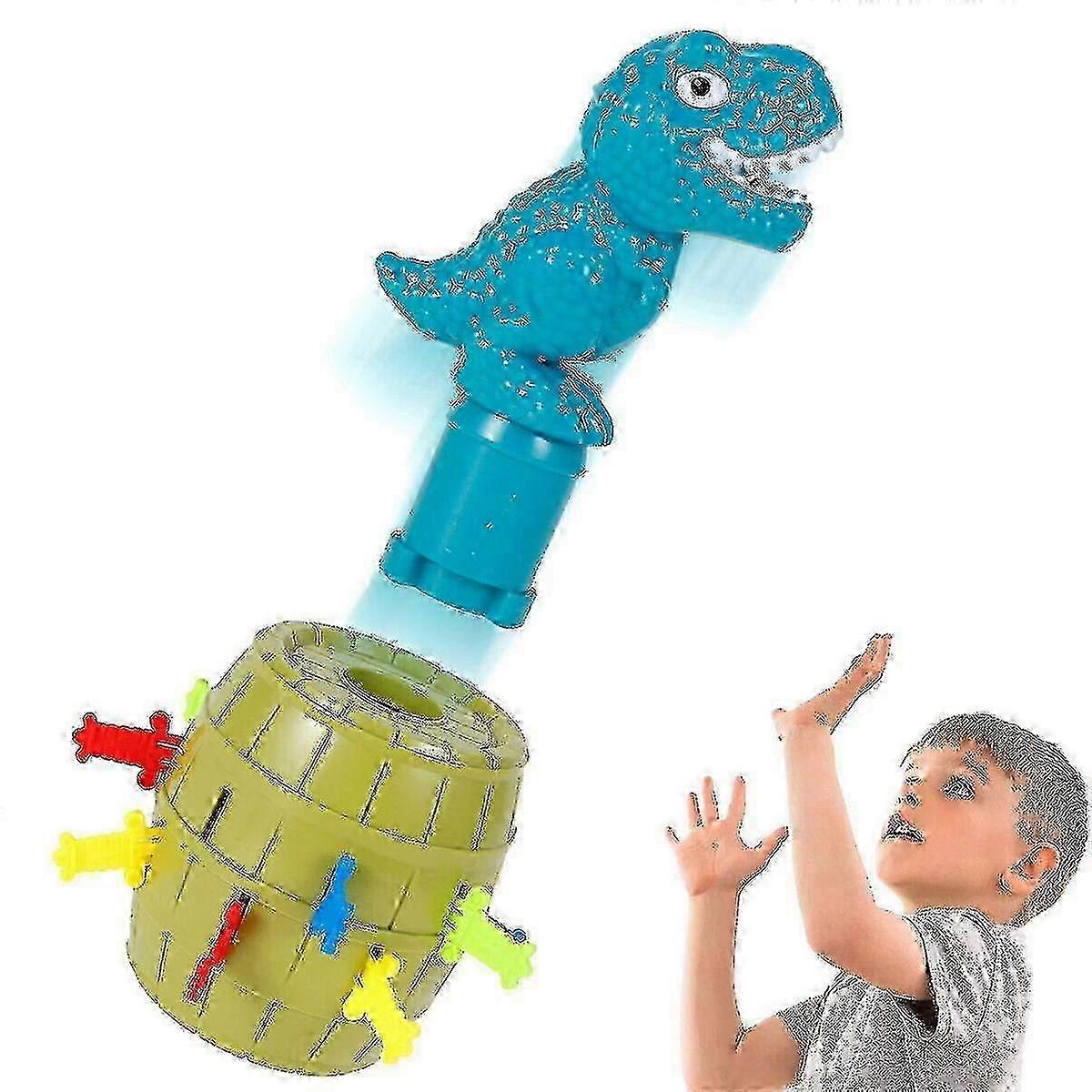 Tricky Dinosaur Barrel Game - Fun and Challenging Activity for Children