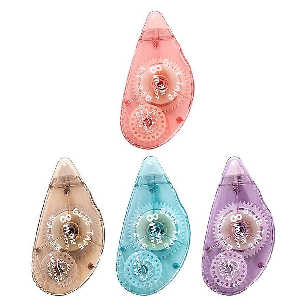 Portable Correction Tape Set Ergonomic Design, Lightweight, 4pcs for Students, Office, Home and School Use
