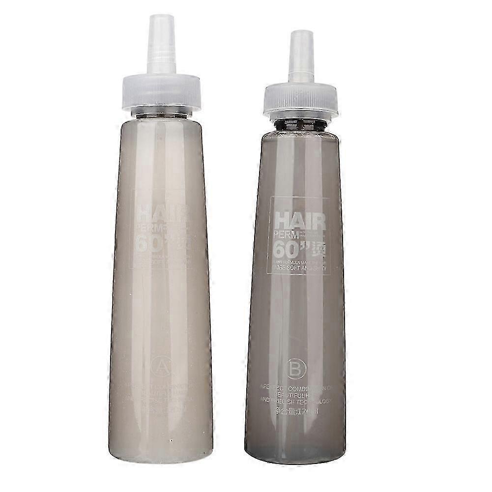 2pcs 120ml Professional Long Lasting Perm Water Hair Perm Liquid for Hair Salon