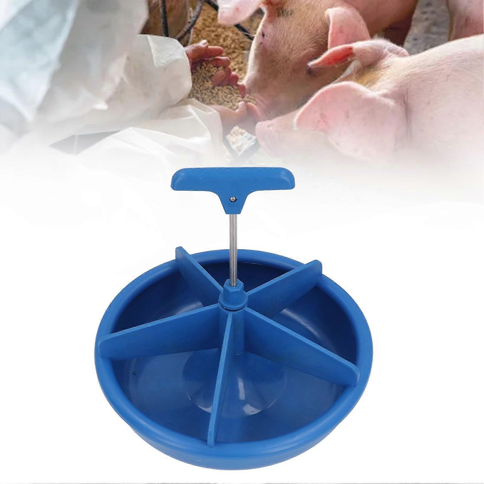 Piglet Feeding Bowl Plastic High Capacity Easy to Clean Lightweight Durable Farm Livestock Food Bowl