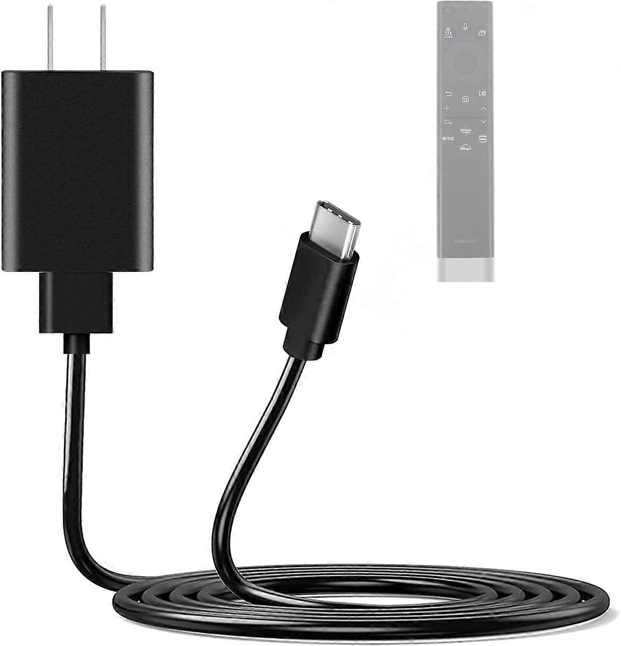 Solar Samsung TV Afstandsbediening Oplader Snoer, Vervanging Samsung Smart Control TV Afstandsbediening Oplader Oplaadkabel voor Samsung Frame TV Afstandsbediening, Samsung QLED