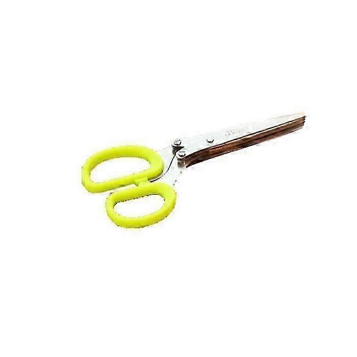 Stainless Steel Blade Cutting & Shredding Scissors - 5 Sharp Herb Kitchen Tool for Efficient Food Preparation (Model love4571 Aa22516)
