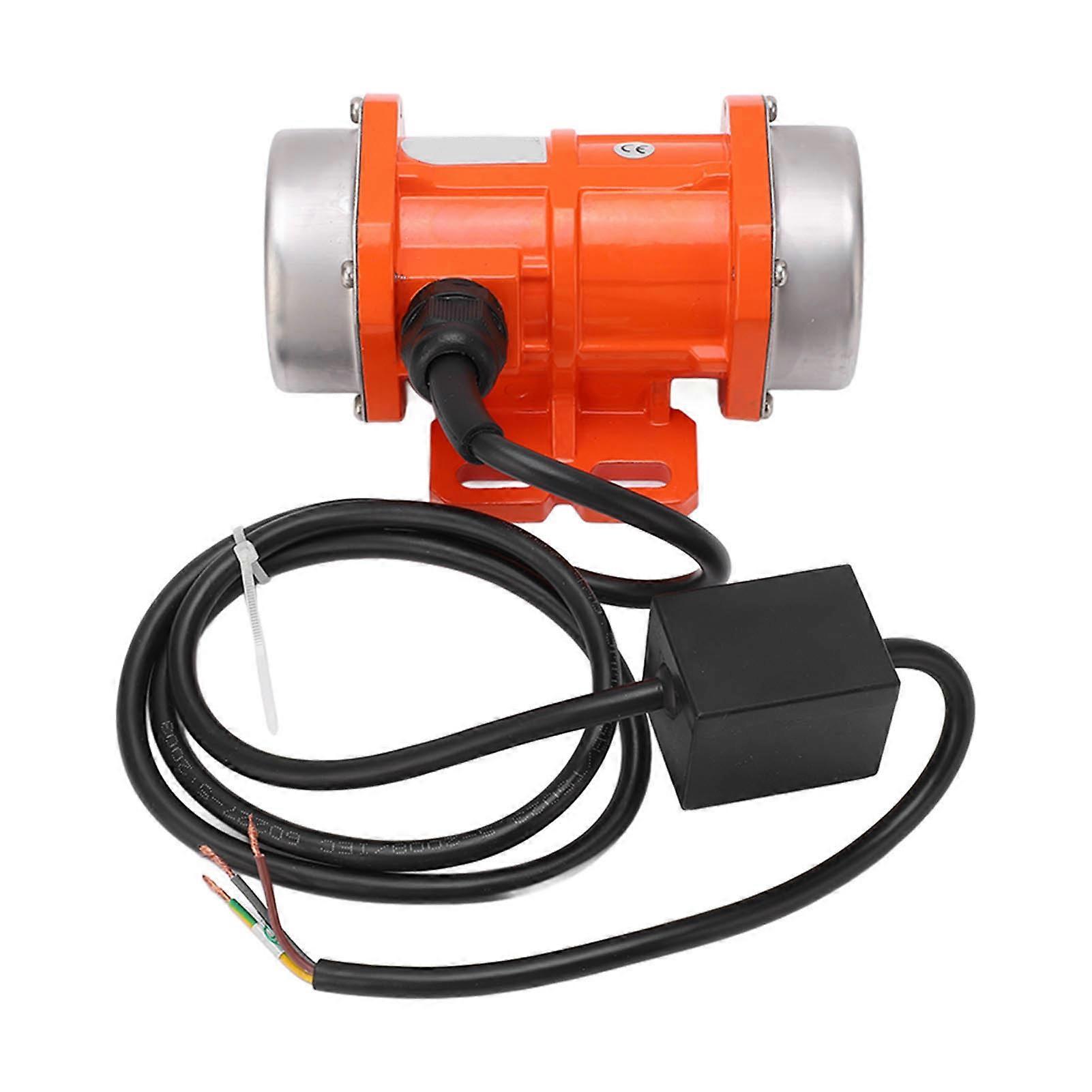Concrete Vibrator Motor 3600RPM Maximum Speed IP66 Waterproof Aluminum Alloy Shell Single Phase Micro Vibrating Motor 90W 1.2A (48KG Vibration Force)