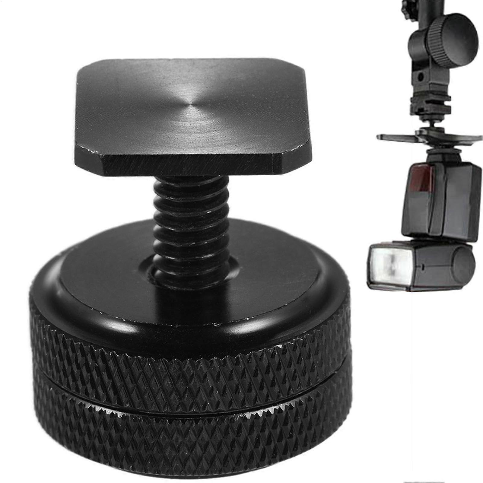 Hot Shoe Adapter  1/4' Double Screw Camera Mount for DSLR Accessories Tripod