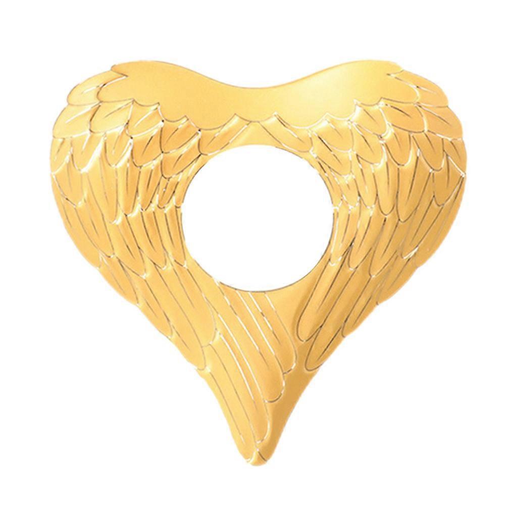 Golden Ceramic Wing Modeling Food Plate for Home Use Tableware Dish 1pc