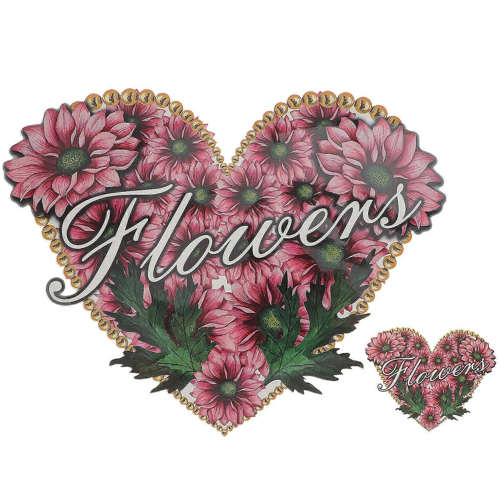 Iron on Patches Heat Transfer Stickers for DIY Use 2Pcs Assorted Color