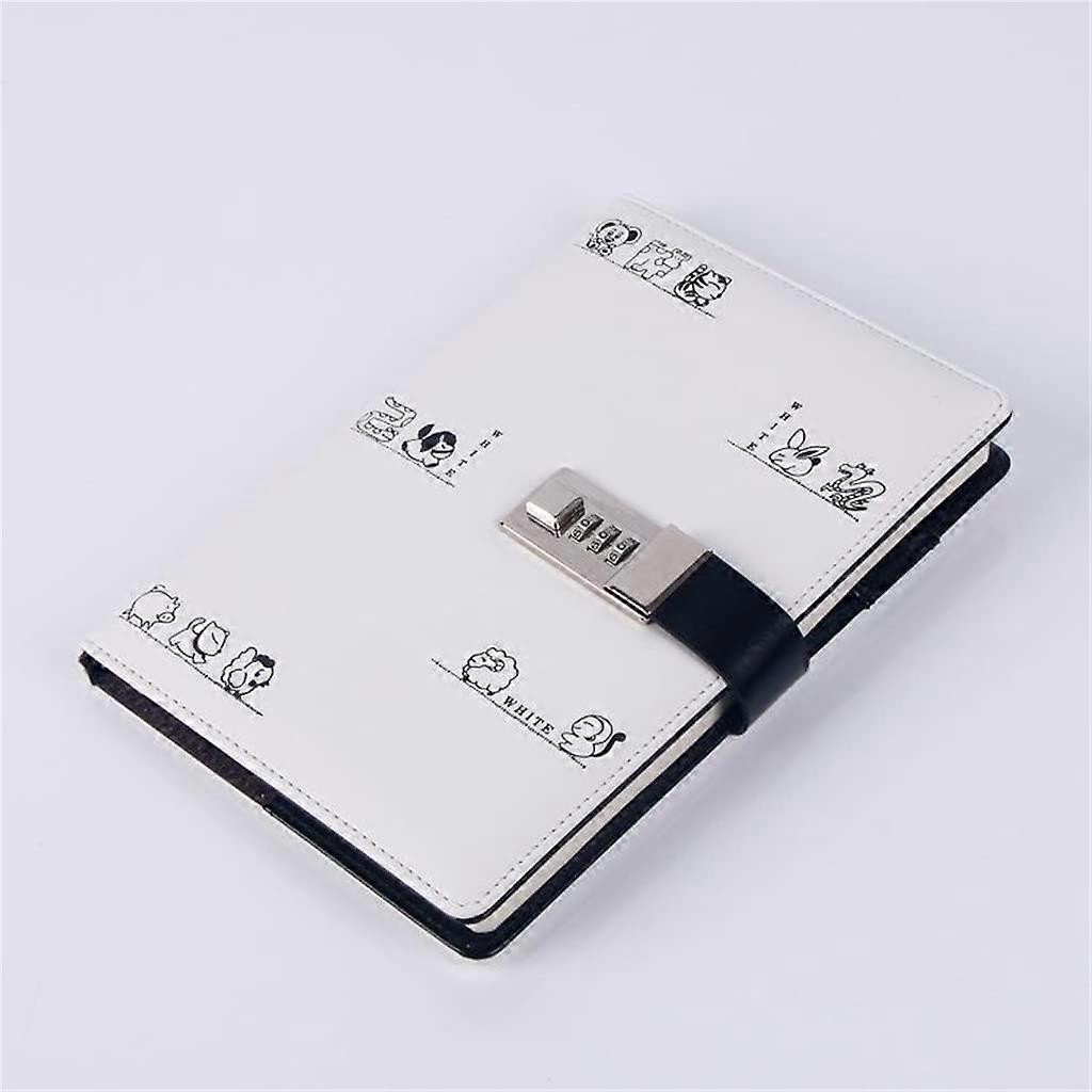 A5 Journal with Lock Stylish Planner Refill for Daily Organization, Travel Notebook