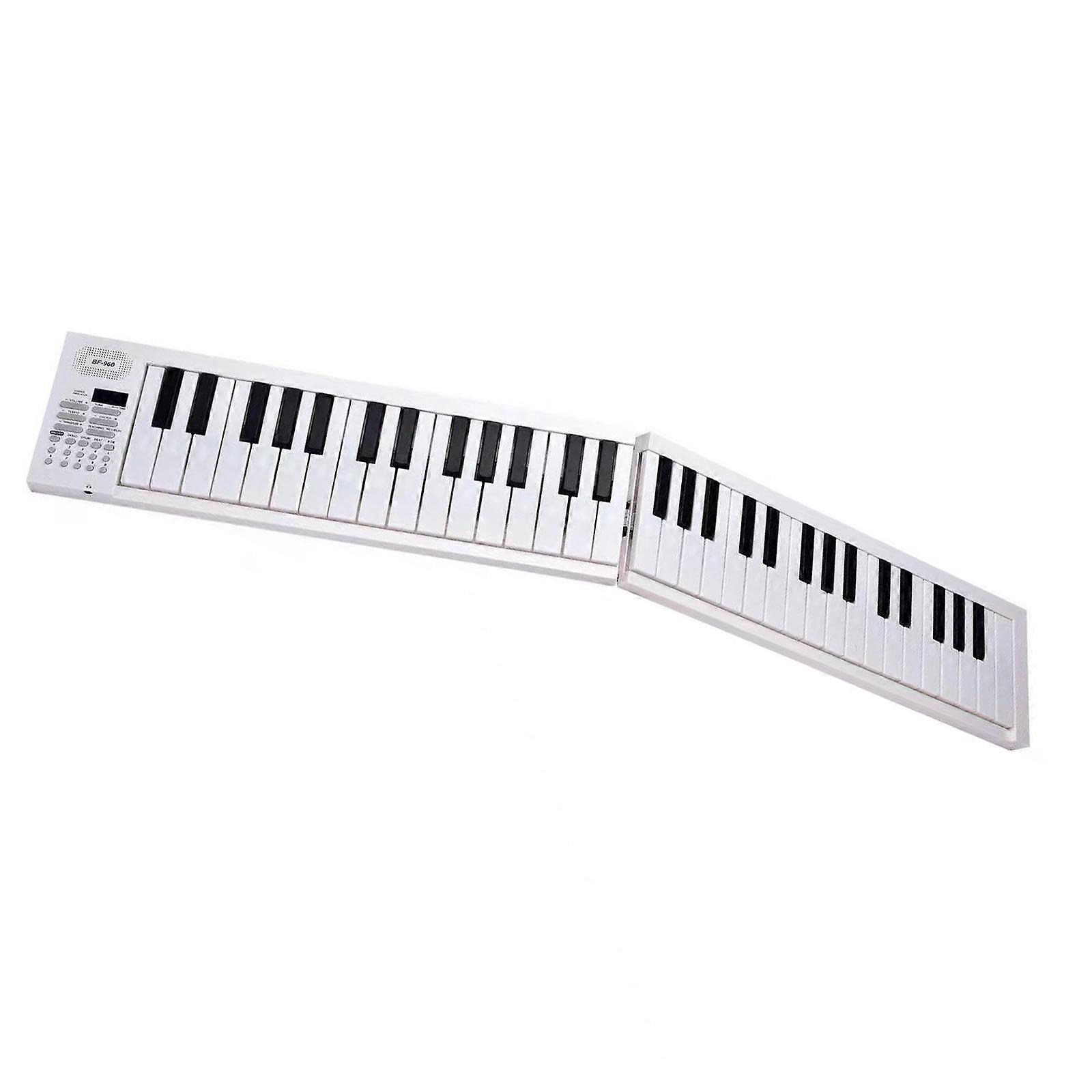 61 Key Foldable Electronic Piano Portable Piano Keyboard Digital Music Electronic Keyboard Musical Instrument Enduring Multicolor