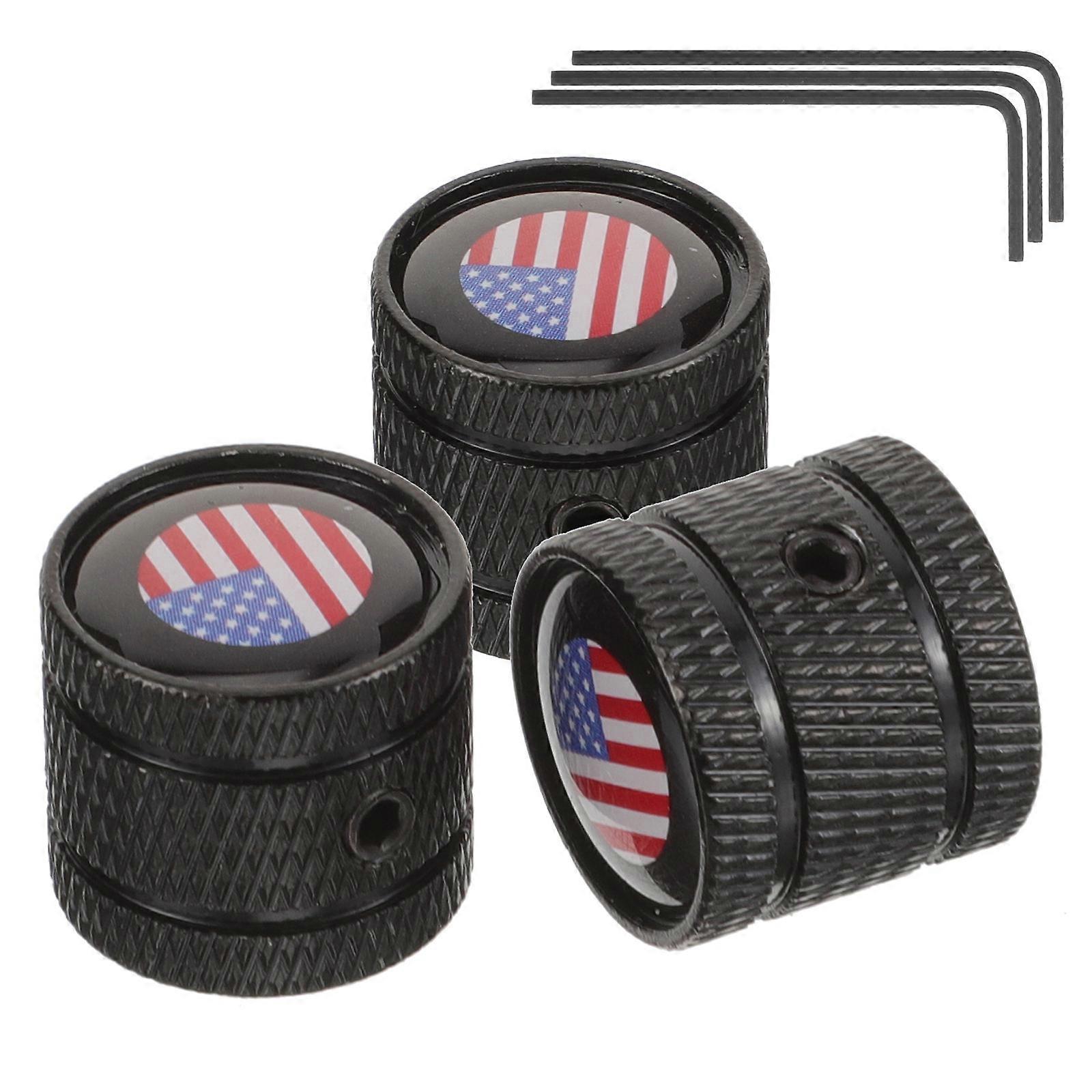 3pcs Black Guitar Volume Knobs Alloy Replacement Tone Control Knobs for Electric Instruments