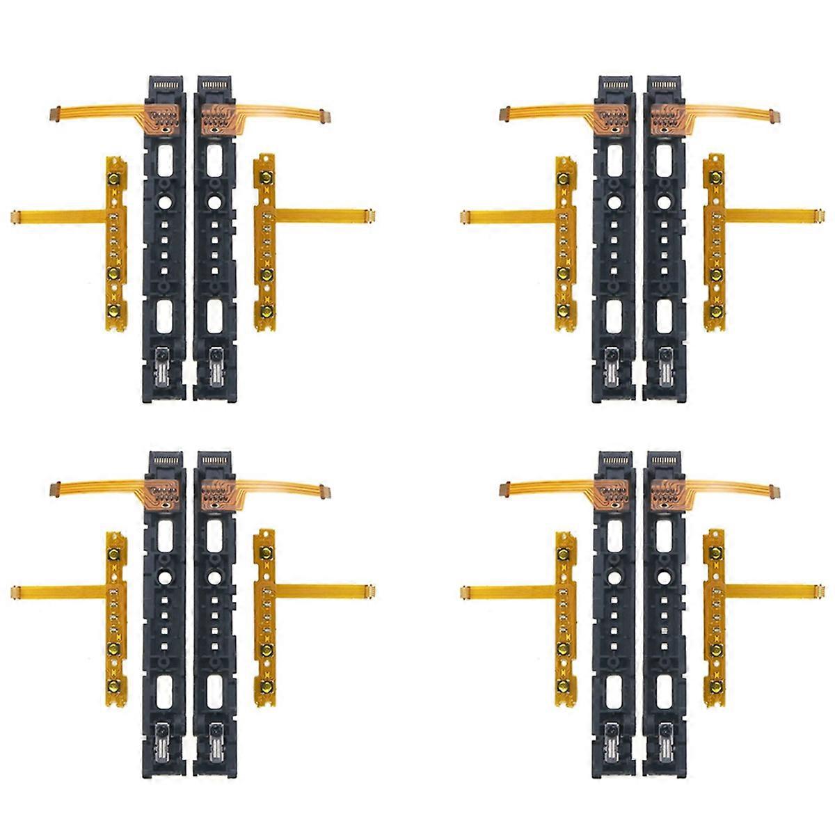 4X Replacement LR Slide Left Right Slider Rail with SL Flex Cable for Switch NS Joycon Controller