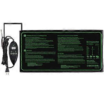 Justerbar varmemåtte med termostatregulator Vandtætte hydroponiske varmehuse (20 * 10in) til fremskynder spiring af frø og krybdyr, han