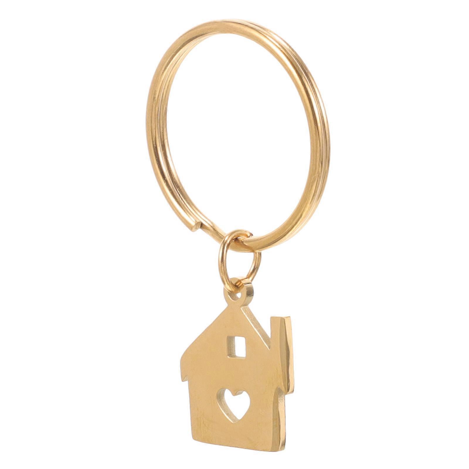 First House Key Accessory Keyring Pendant Tag Romantic Design For Couples 1Set