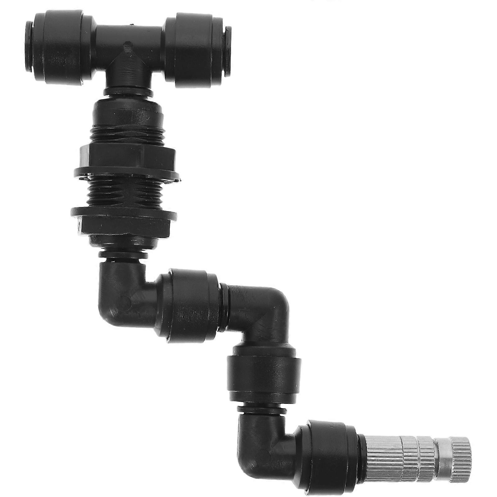 Reptile Mister Nozzle for Decor Black Plastic Universal Sprinkler with Rain Forest Effect 0.5L/min