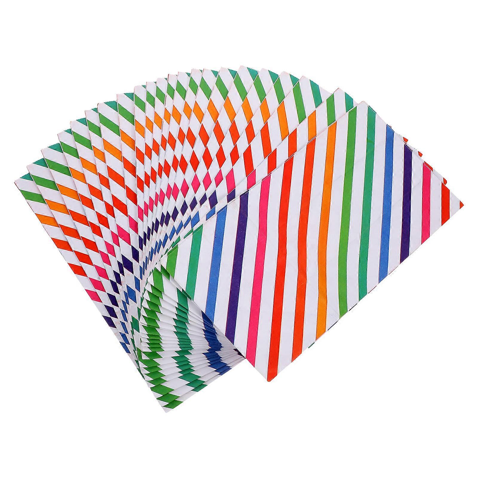 Here's a refined and professional product description for **Generic 24pcs Striped Paper Treat Bags**, suitable for e commerce platforms or