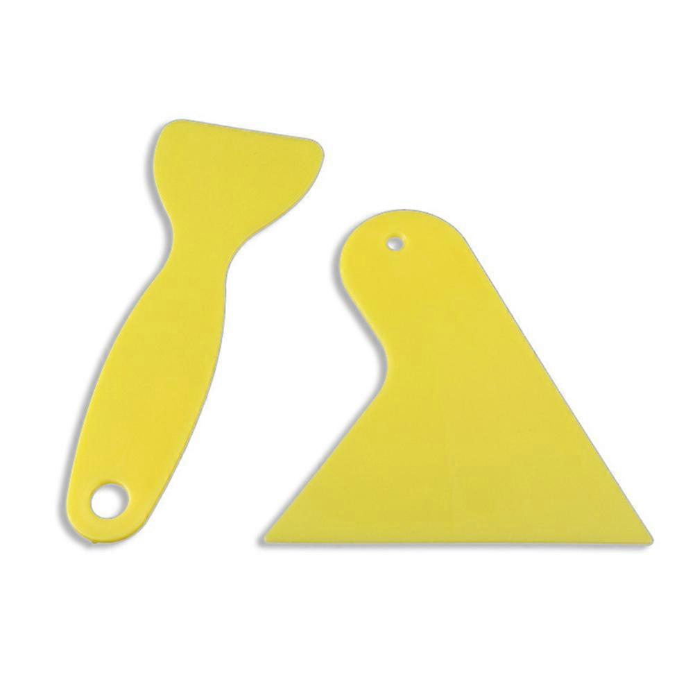 Yellow ABS Installation Tool Kit for Car Window Film Wrap and Trim Improves Efficiency with Durable Design 2pcs Size