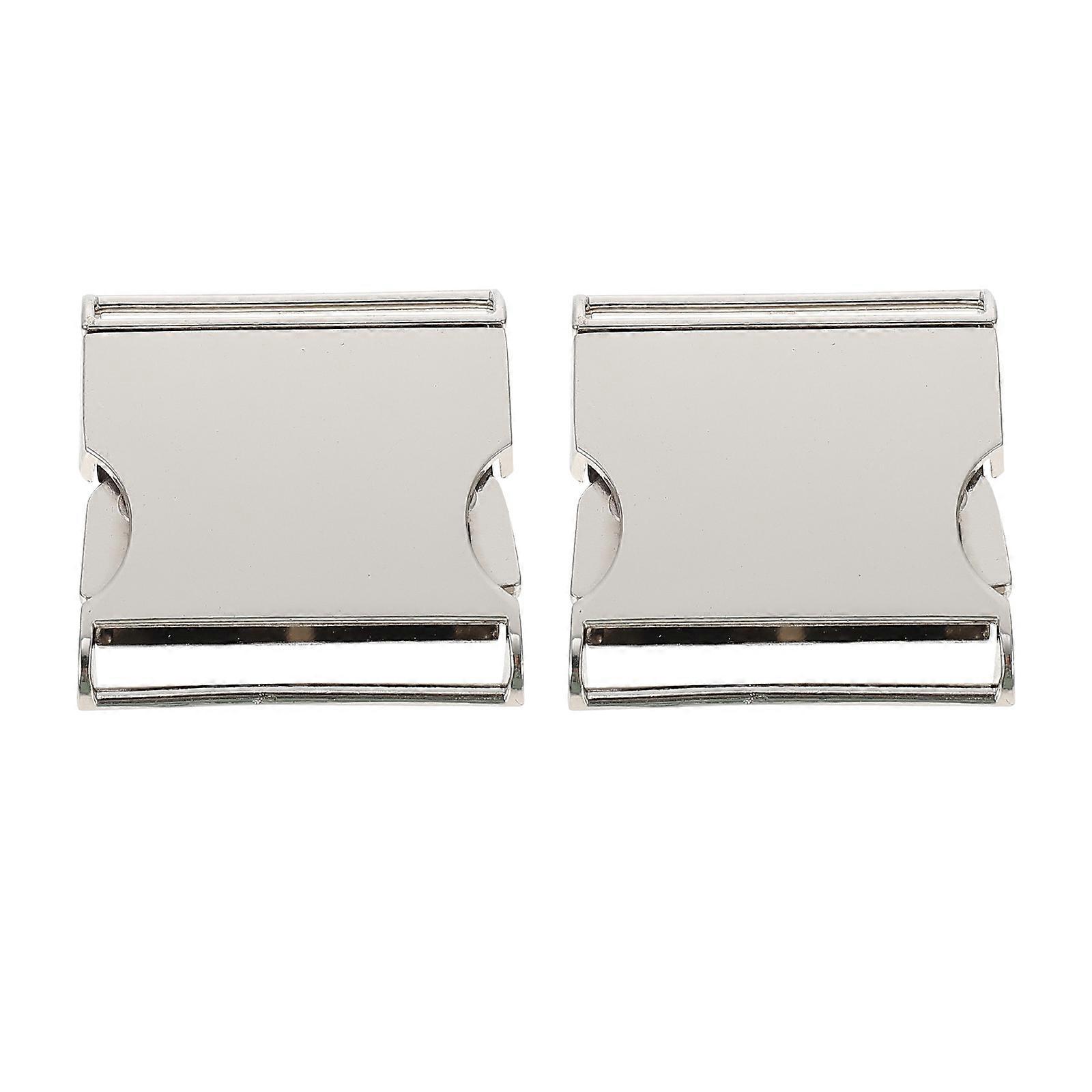 2pcs Zinc Alloy Waist Belt Buckles Decorative Interlock Clips for Coats, Dresses, Backpacks – Durable Metal Closure Accessories with Simple Design –