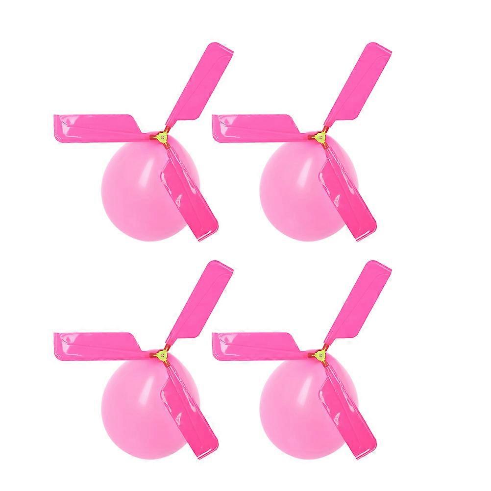 10Pcs Colorful Balloon Helicopters For Kids Celebration Events Approx 17.8 X 1.8 X 0.6cm Toy