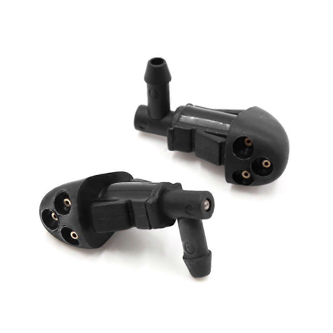 Sourcingmap 2Pcs Plastic Windshield Washer Wiper Spray Nozzle for Automobile Compatible with Most Vehicles