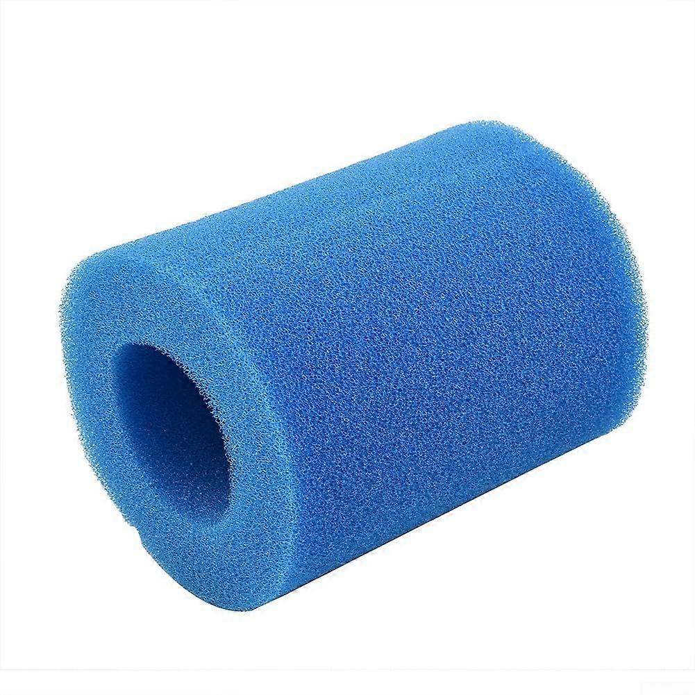 Pool Filter Foam Cartridge Type B II Washable Reusable Sponge Filter Replacement Model 58094 13.4 x 5.2 x 10.4 cm Blue