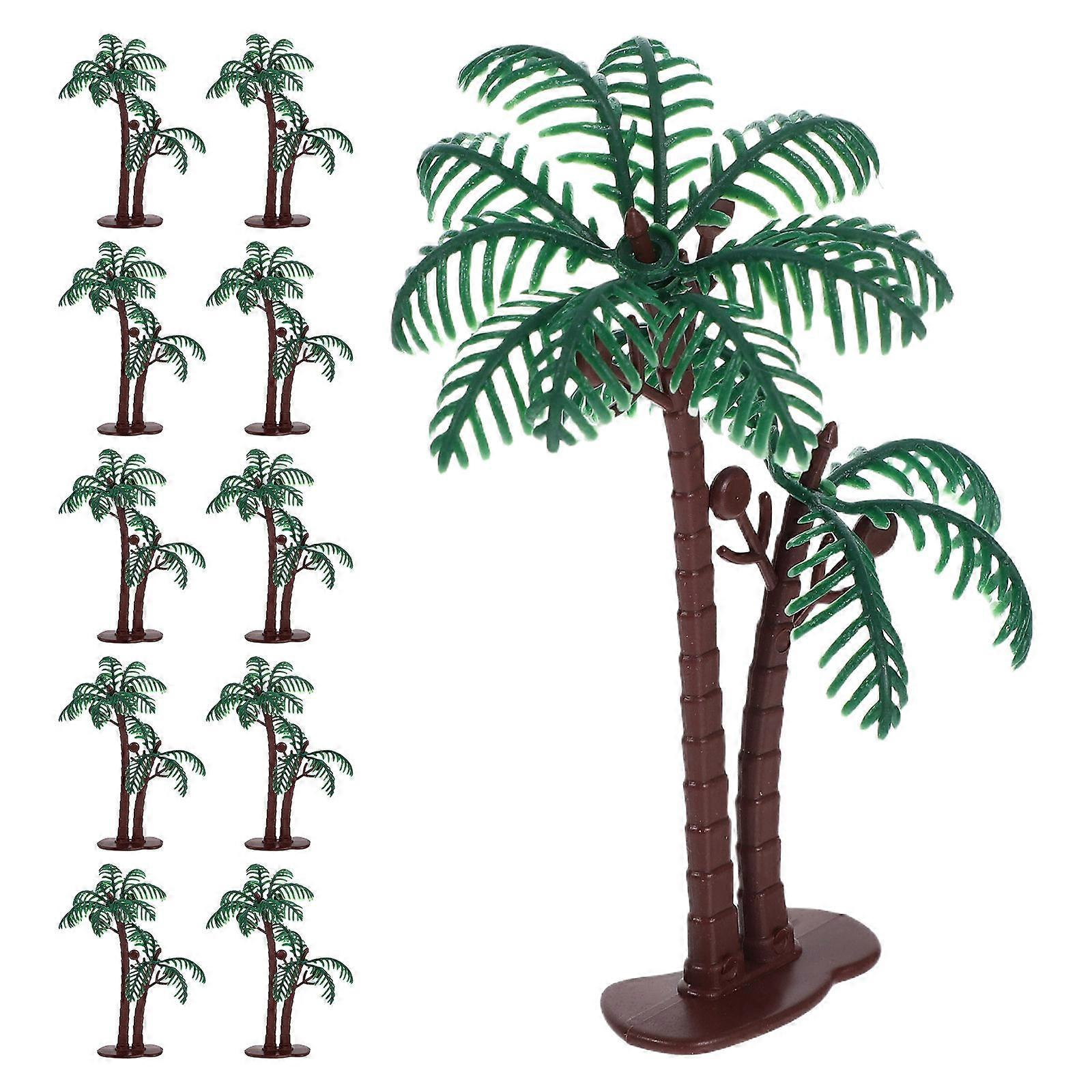 Decorative Palm Model For Summer Beach Party And Garden Party Themes With Realistic Design 15Pcs