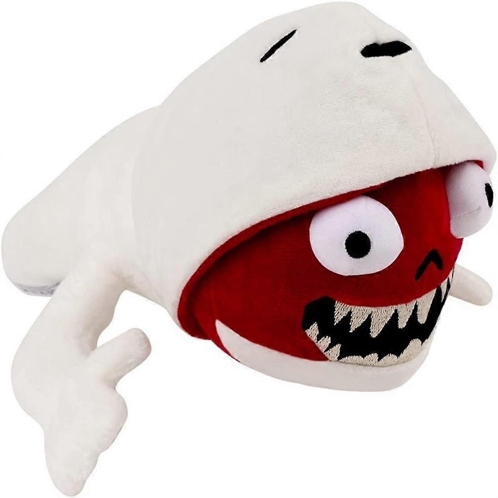 9.8 IN Reversible Bridge Worm Plush Toy Scary Soft Stuffed Animal Toys Portable Cartoon Pillow Cushion for Friends and Children