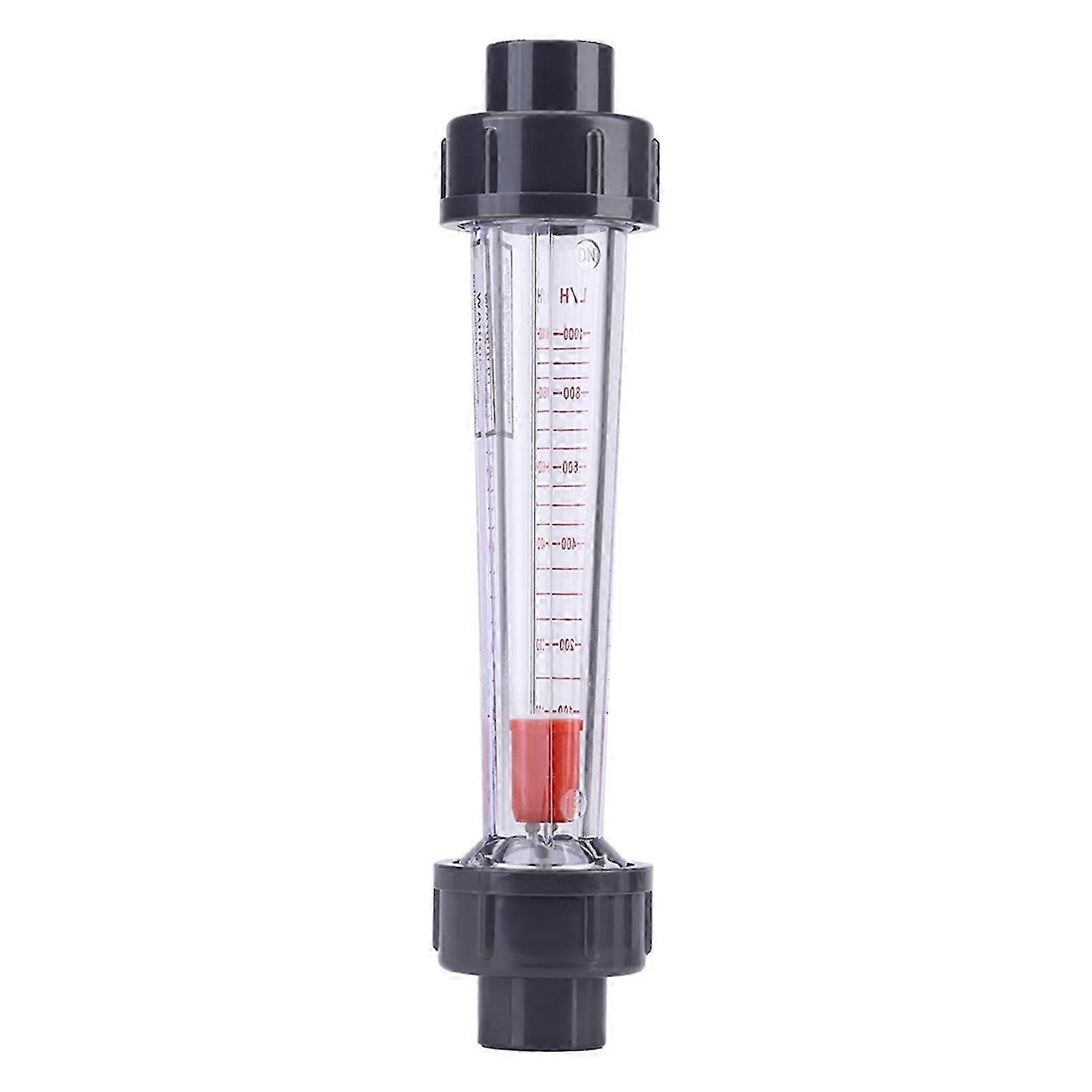 ZENGO Water Flow Meter Flowmeter 100-1000L/H Plastic Tube Type LZS-15D