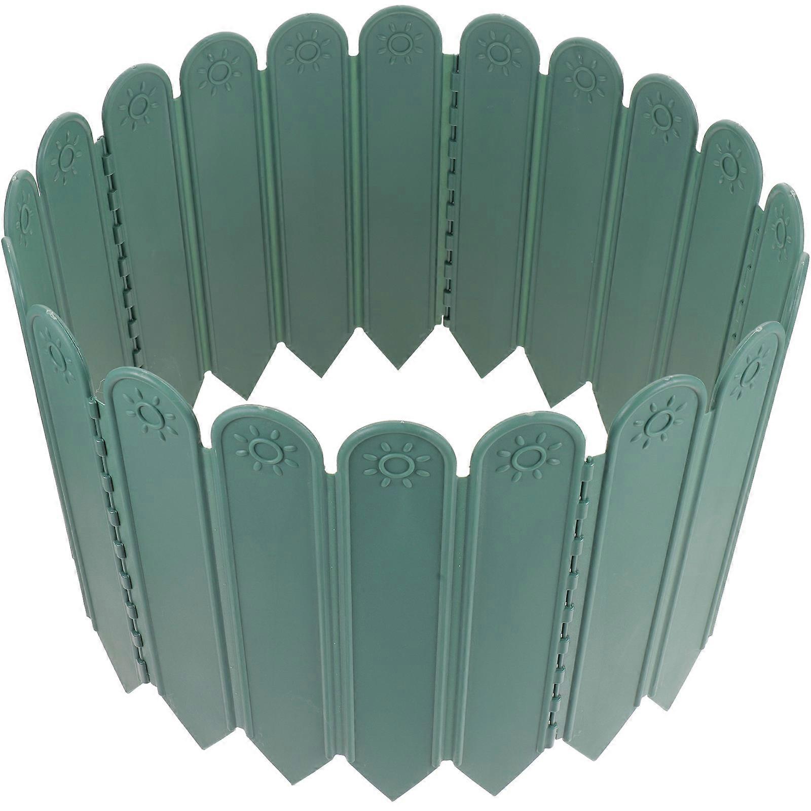 1 Bag of Plastic Garden Lawn Fence Landscape Fencing Ornamental Border Panel
