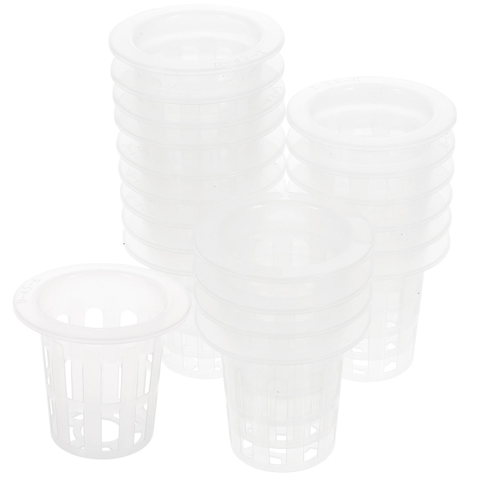 100pcs Durable Hydroponic Net Pots Planting Baskets for Germination, Soil, Vegetables, and Aquatic Plants – Efficient Water Saving Design