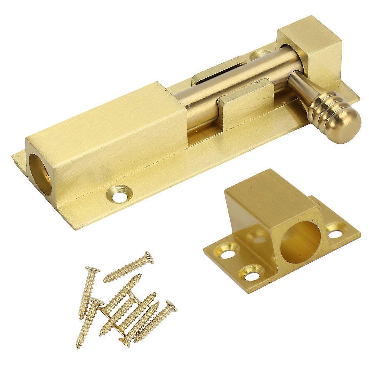 Alloy Door Latch Slide Lock for Firm and Safe Door Use with Bolt Core 1 Pc